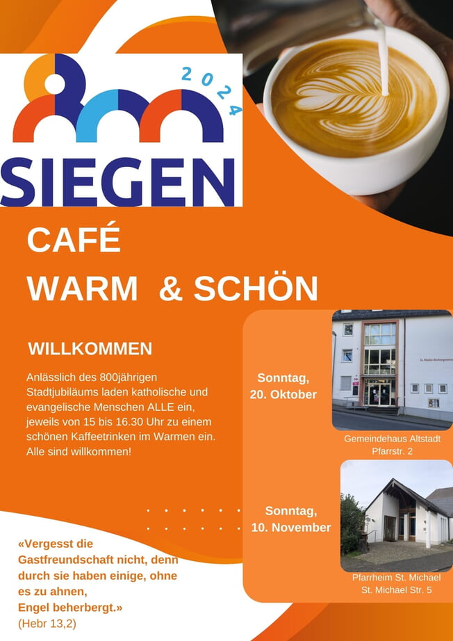 Caf&eacute; warm und sch&ouml;n