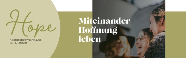 Allianz-Gebetsabend "Miteinander Hoffnung leben"