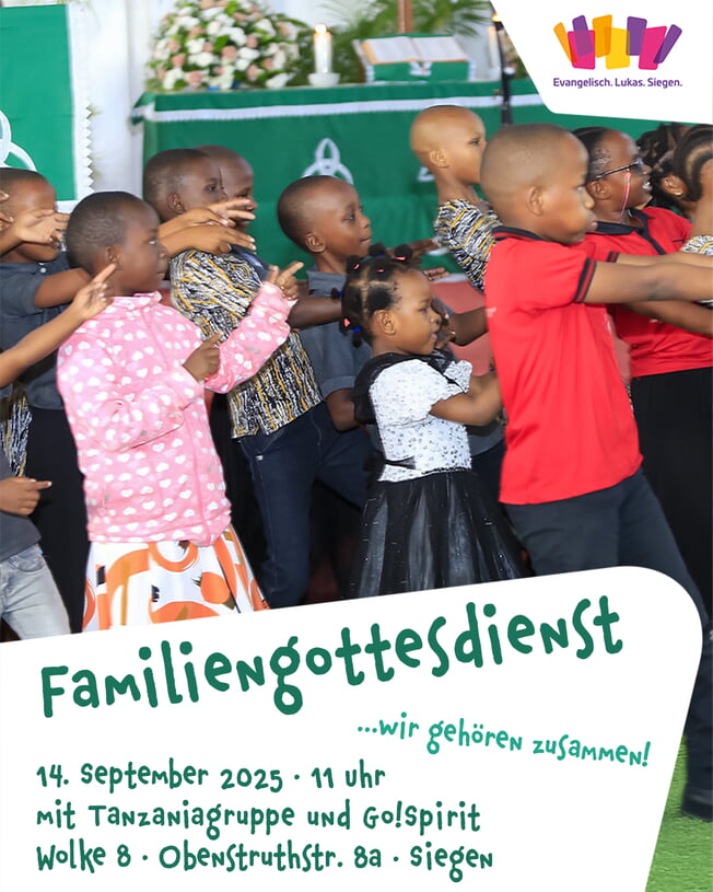 Familien-Partnerschafts-Gottesdienst mit Go!Spirit Wolke8