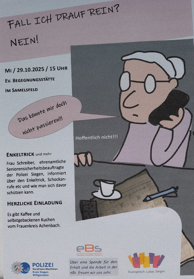Fall ich drauf rein? Nein!