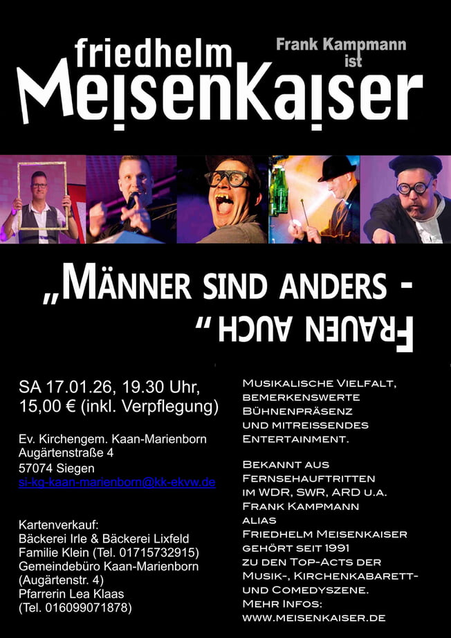 M&auml;nner sind anders - Frauen auch (Kabarett)