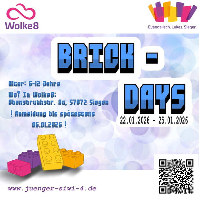 Familiengottesdienst Brick-Days Wolke8