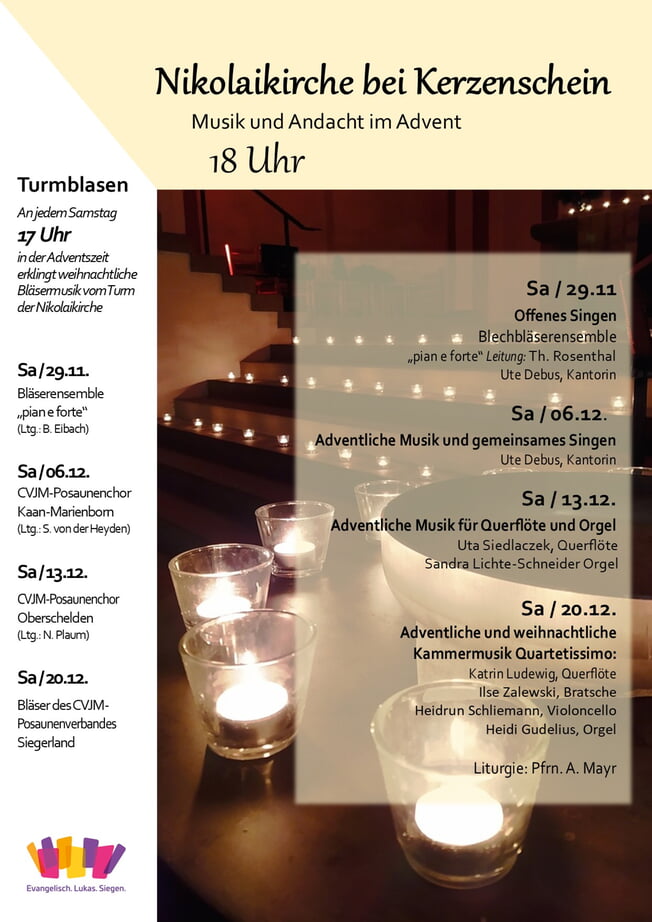 Adventliche Musik für Querflöte und Orgel