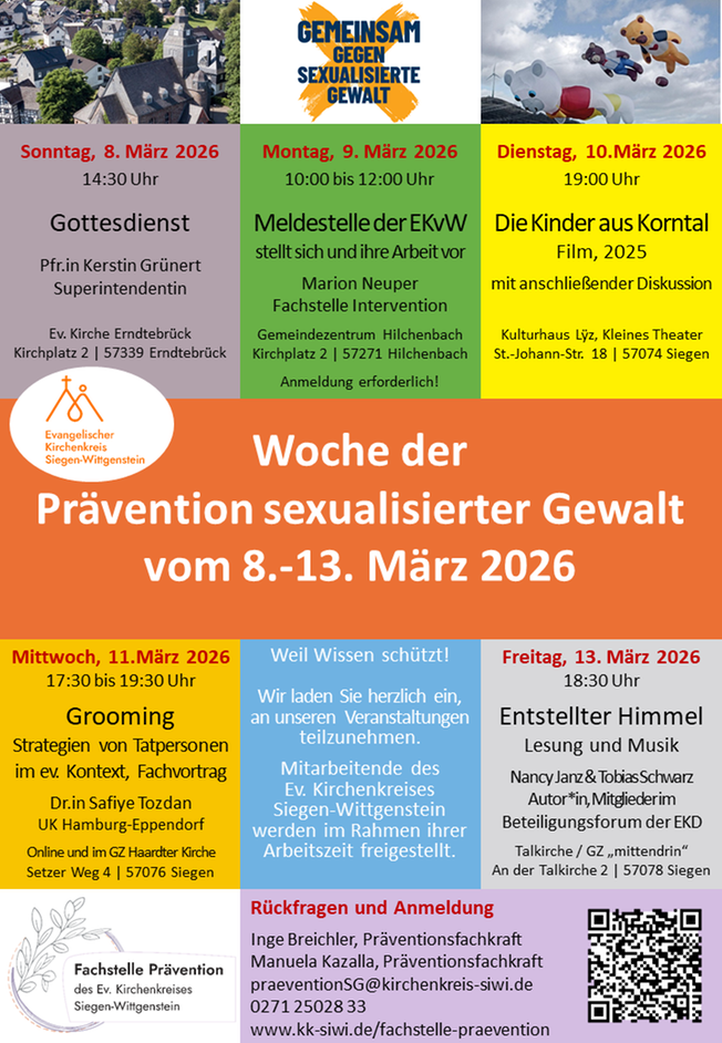 Woche der Prävention: Grooming – Welche Strategien wenden Tatpersonen im Rahmen von sexualisierten Missbrauchstaten in Evangelischen Kontexten an?