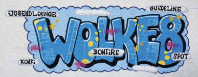 Neues Graffiti in Wolke8