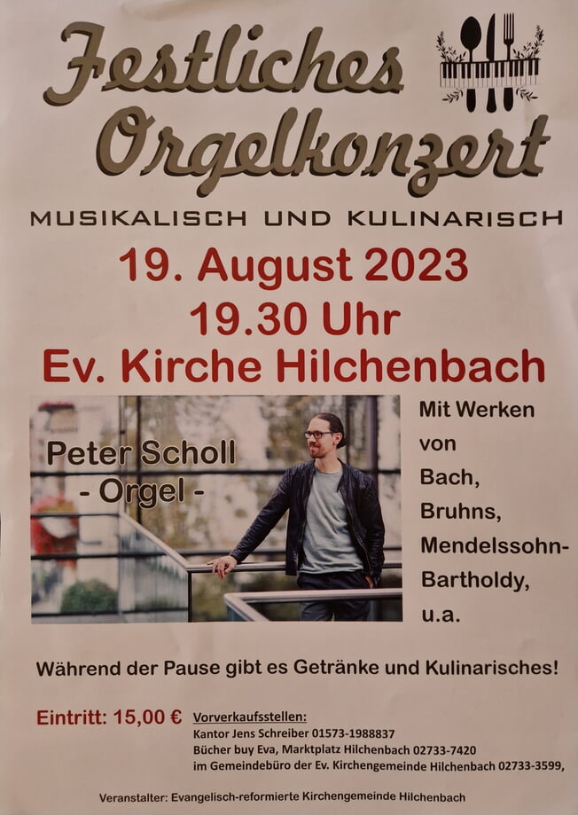 Festliches Orgelkonzert mit Peter Scholl