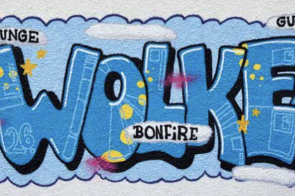 Neues Graffiti in Wolke8 