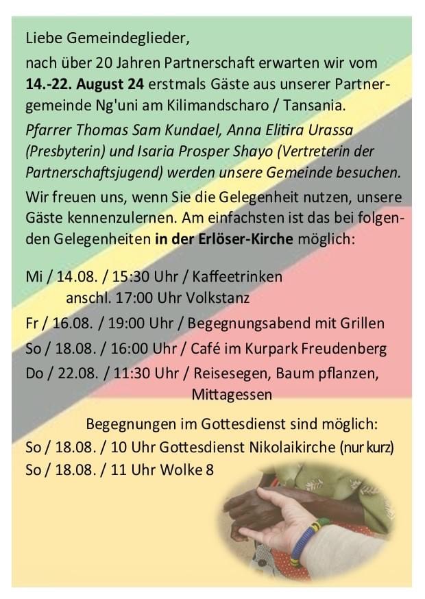 Besuch aus Ng‘uni