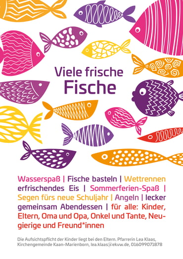 Kirche Kunterbunt Flyer August 2025